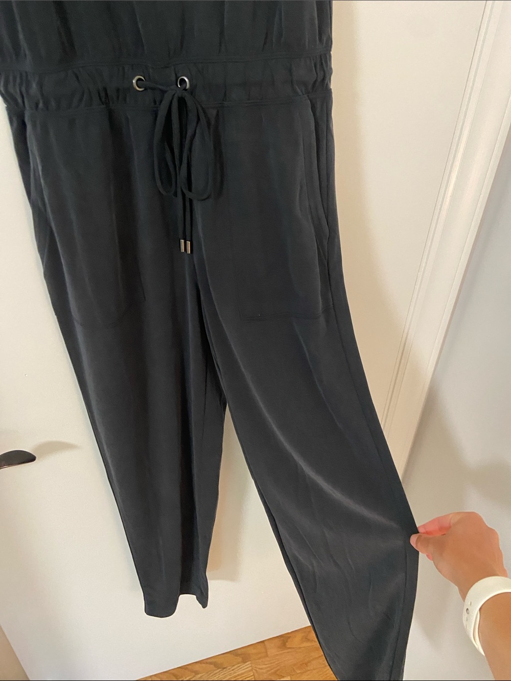 Lou & Grey Gray V-Neck Sleeveless Jumpsuit - Picture 4 of 8